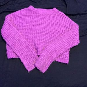Purple sweater, Slightly worn, Good condition